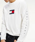 Tommy Jeans - flag tee חולצת שרוול ארוך טומי גינס בצבע שחור